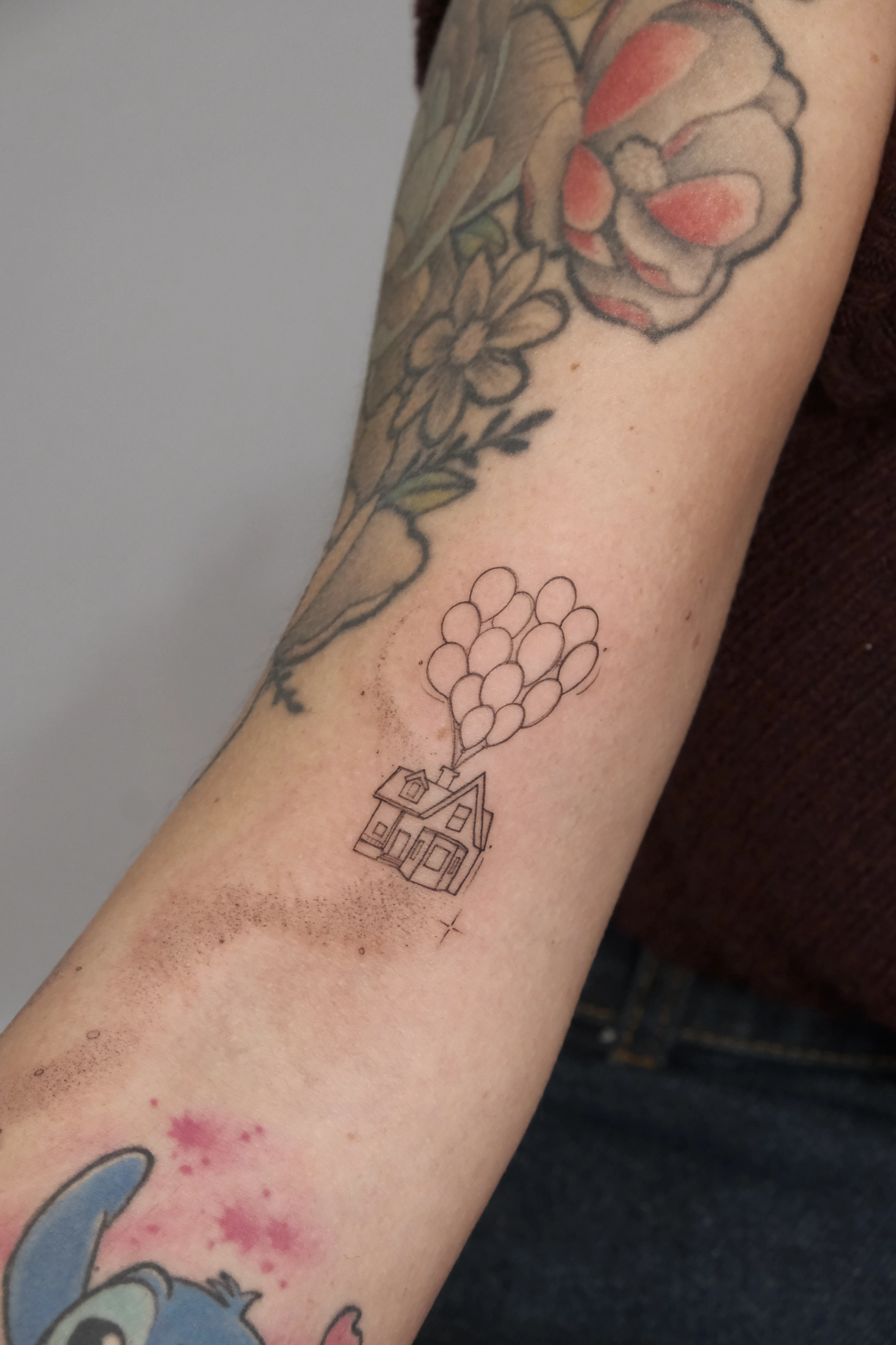 Disney sleeve tattoo